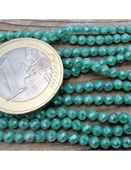 Zirkoniakette-stark funkelnd-facettiert 3mm