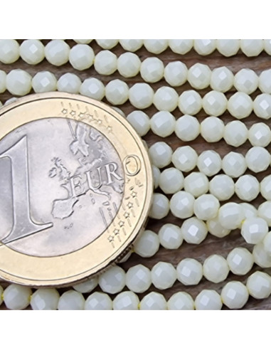 Zirkoniakette-stark funkelnd-facettiert 3mm