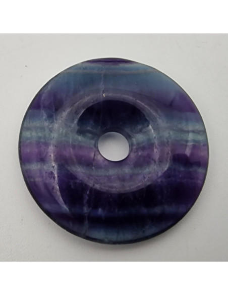 Regenbogenfluoritdonut 30mm
