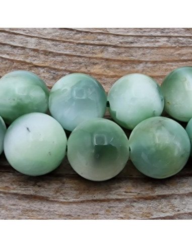 grüner Angelit Kette 8mm