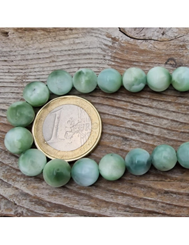 grüner Angelit Kette 8mm