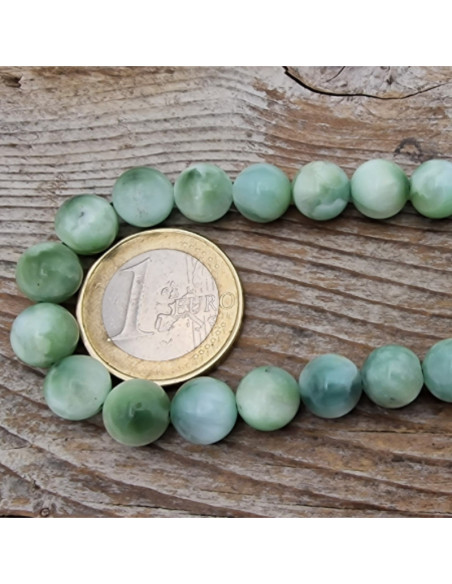 grüner Angelit Kette 8mm