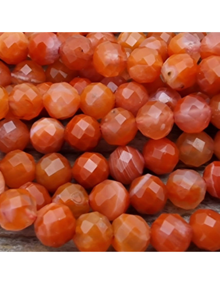 Nanhong Achatkette facettiert 4mm