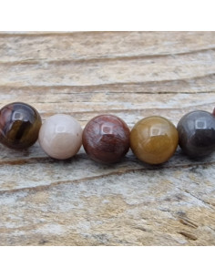 versteinertes Holz Kette 4mm