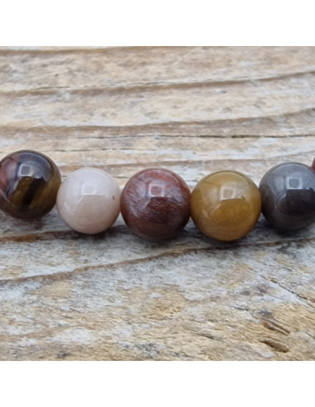versteinertes Holz Kette 4mm