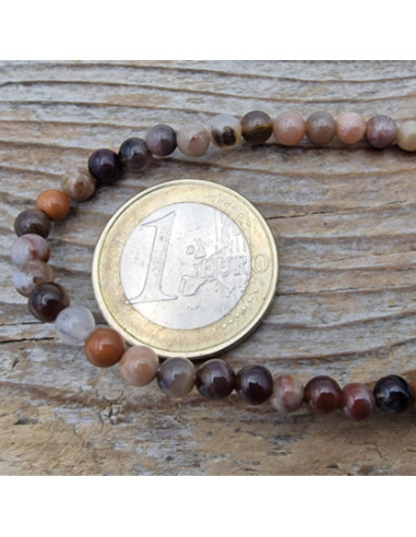 versteinertes Holz Kette 4mm