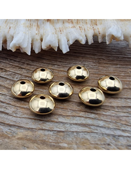 Zwischenteil, Scheibe 8x5mm Goldfilled