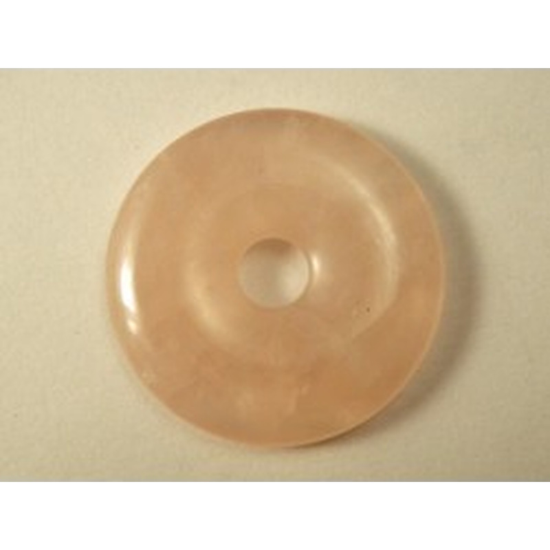 Rosenquarzdonut 30mm