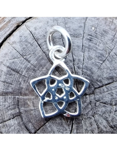 Charm Lotus 14mm, 925 Silber
