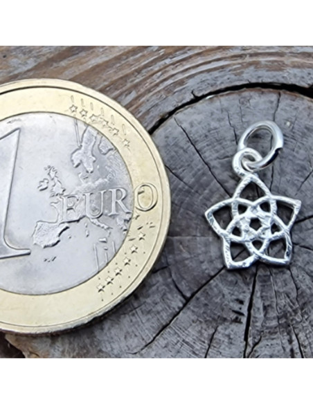 Charm Lotus 14mm, 925 Silber