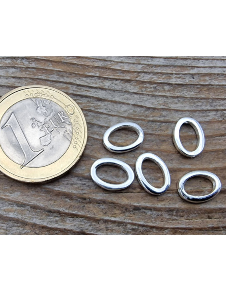 Charm Feder 10mm, 925 Silber vergoldet