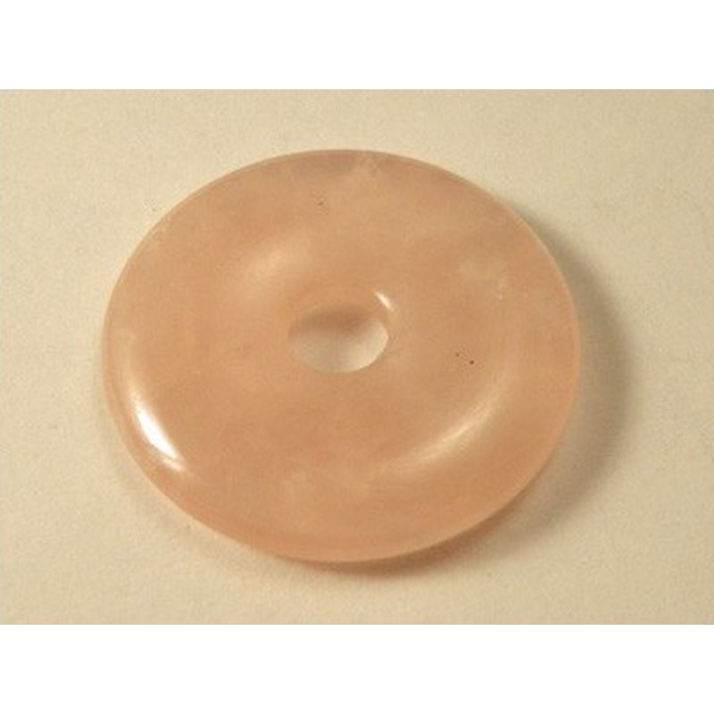 Rosenquarzdonut 30mm