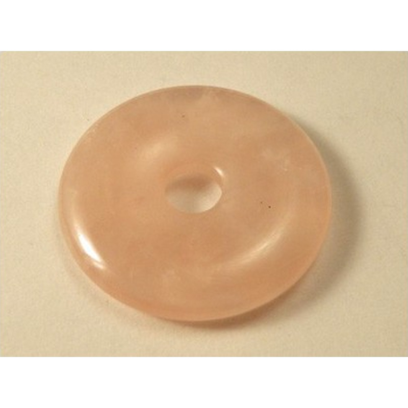 Rosenquarzdonut 30mm