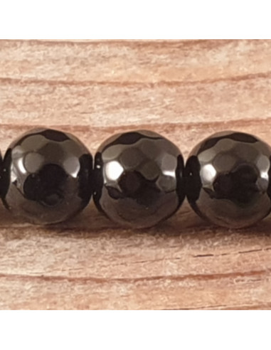 Onyxkette facettiert 6mm