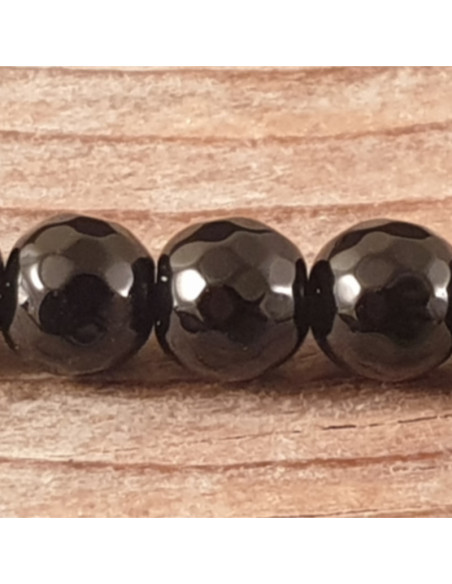 Onyxkette facettiert 6mm
