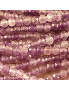 Amethystkette facettiert 3mm