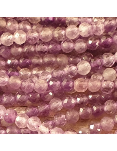 Amethystkette facettiert 3mm