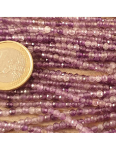 Amethystkette facettiert 3mm 2