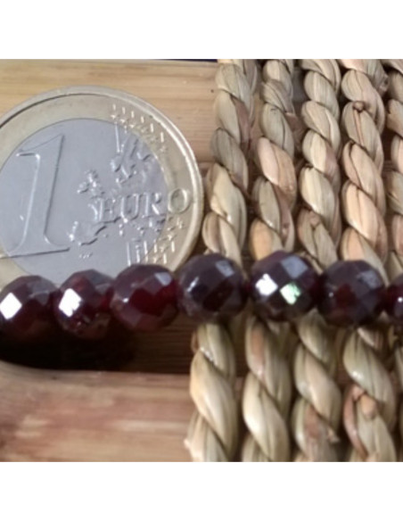 Granatkette facettiert 6mm