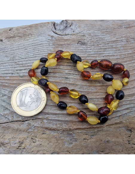 Bernsteinkette für Babies mit Safety-Verschluss