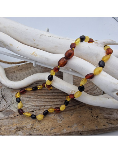 Bernsteinkette für Babies mit Safety-Verschluss