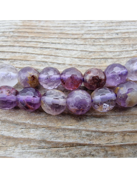 Super7 Kette facettiert 6mm (super seven)