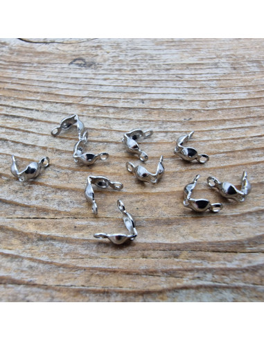 Kalotte 3mm geschlossen (10 Stk), Edelstahl