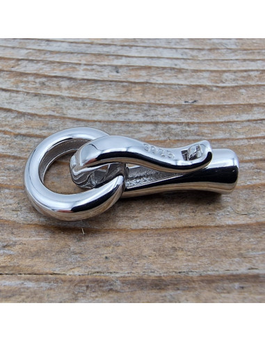 Schliesse 23mm, 925 Silber rhodiniert