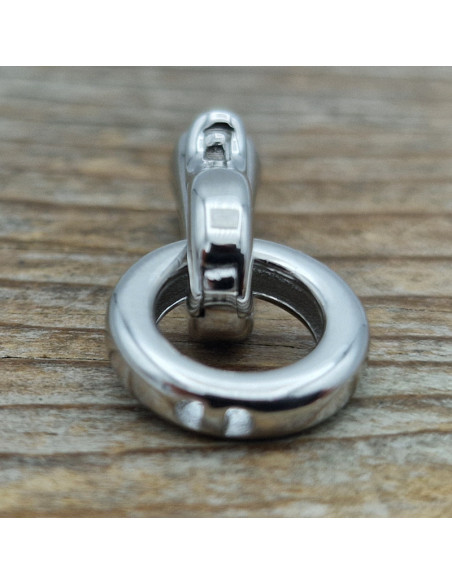 Schliesse 23mm, 925 Silber rhodiniert