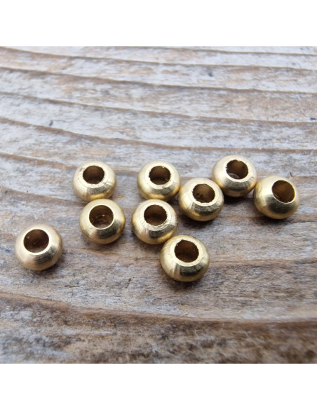 Zwischenteil 3.5x2mm (10 Stk), Messing pur