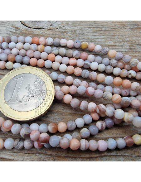rote Botswanaachatkette 4mm