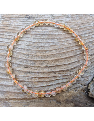 Zitrin (Citrin) 4mm Armband