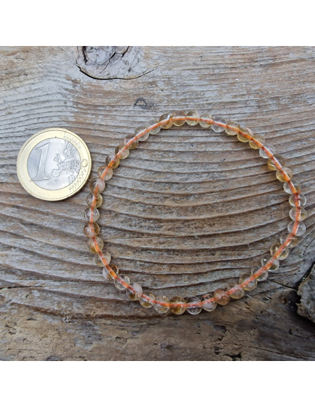 Zitrin (Citrin) 4mm Armband