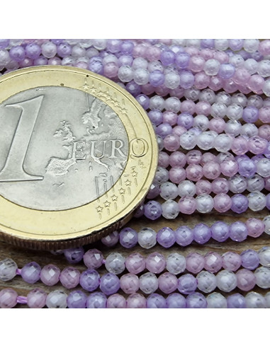 Zirkoniakette-stark funkelnd-facettiert 2mm