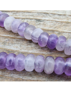 Amethystkette 4x2mm