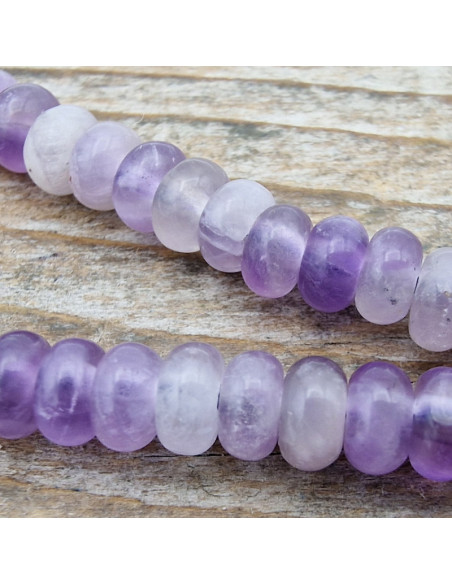 Amethystkette 4x2mm