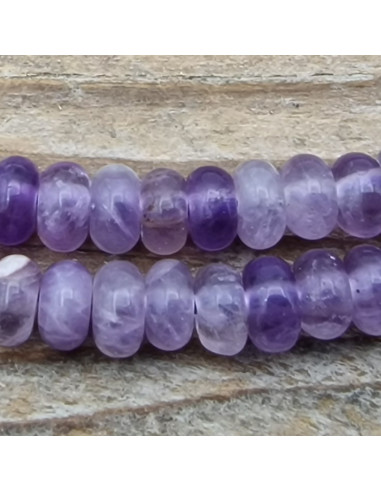 Amethystkette 4x2mm
