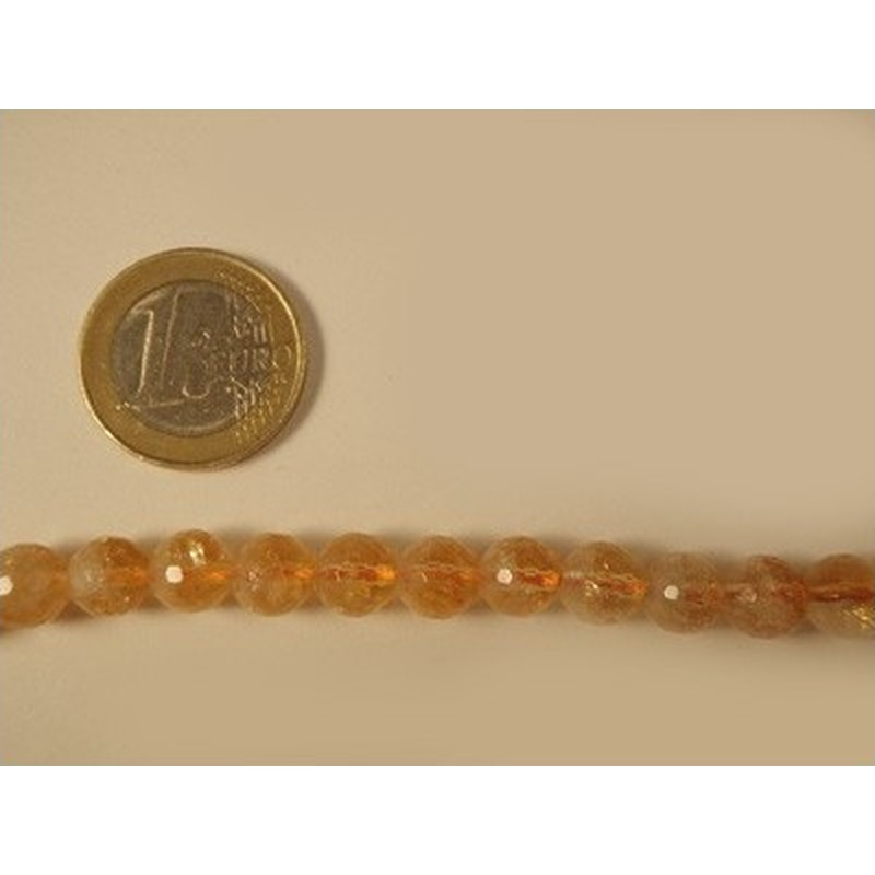 Zitrinkette (Citrin) facettiert 8mm