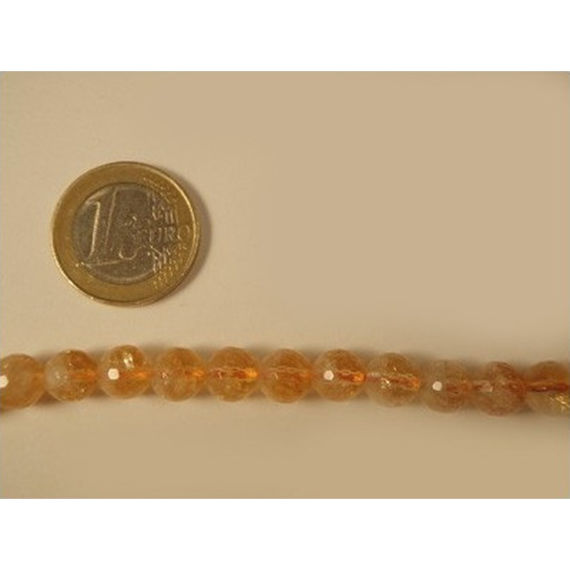 Zitrinkette (Citrin) facettiert 8mm