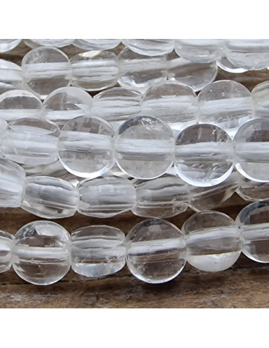 Bergkristallkette facettiert 4x3mm