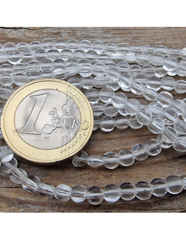 Bergkristallkette facettiert 4x3mm