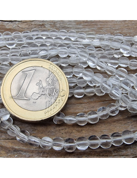 Bergkristallkette facettiert 4x3mm