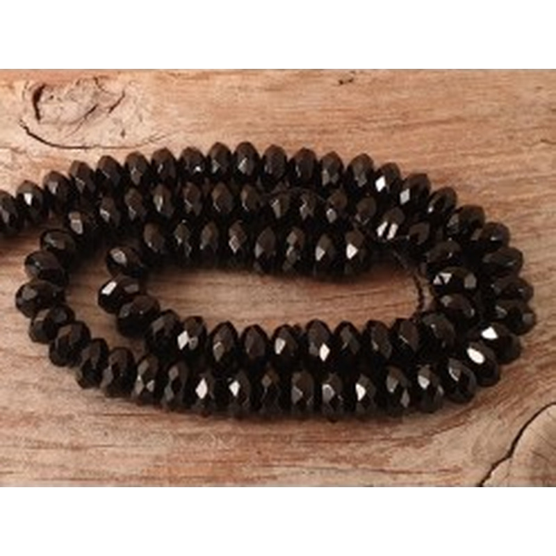 Onyxkette facettiert 8x4mm 2