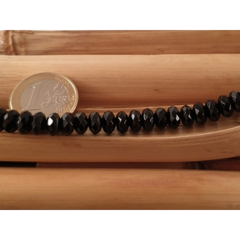 Onyxkette facettiert 8x4mm