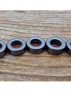 Blutsteinkette (Hämatit) 8x3mm