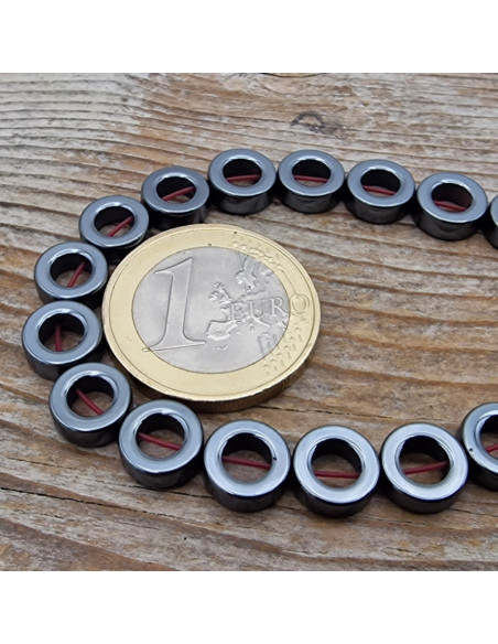 Blutsteinkette (Hämatit) 8x3mm