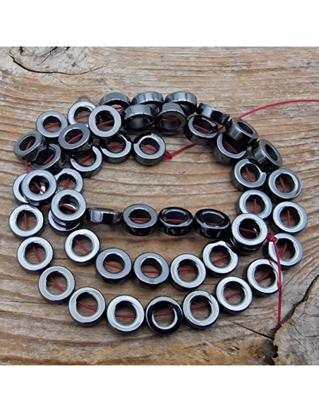 Blutsteinkette (Hämatit) 8x3mm