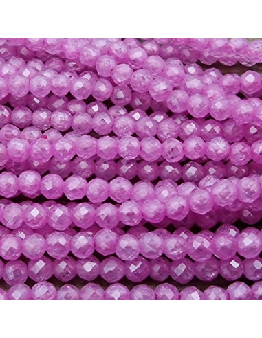Zirkoniakette-stark funkelnd-facettiert 2mm