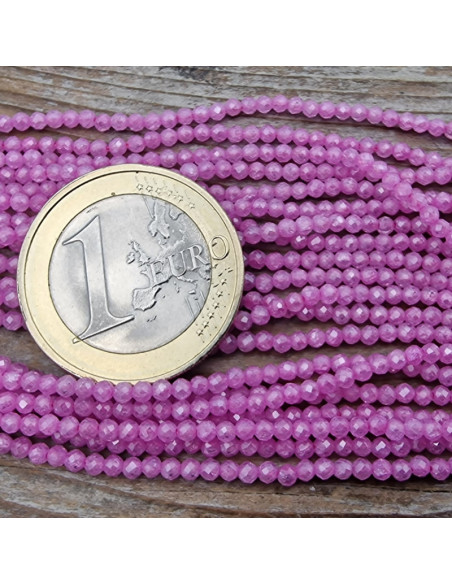 Zirkoniakette-stark funkelnd-facettiert 2mm