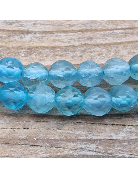 Apatitkette facettiert 4mm